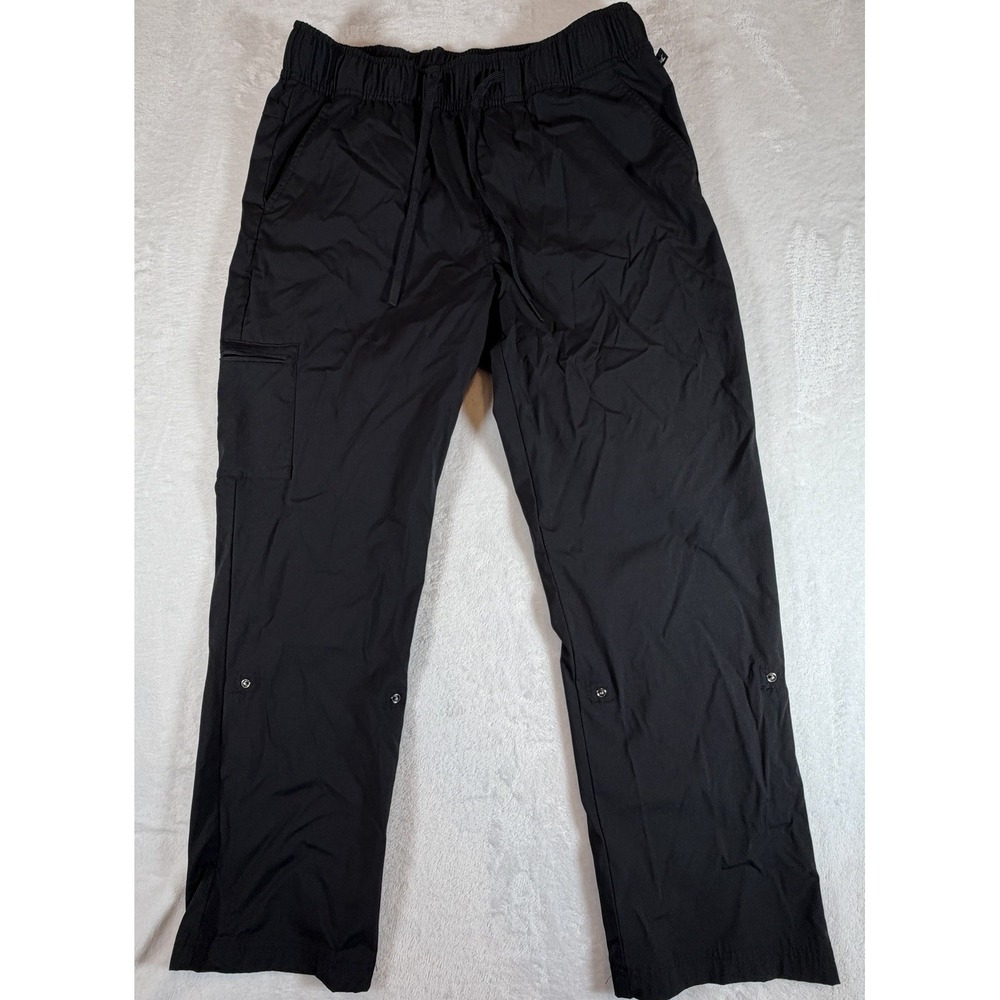 Eddie Bauer Pants Women's Sz XL Black Outdoor Hiking Snap Leg Convertible